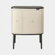 Бак для сміття Brabantia TOUCH BIN BO SOFT, об'єм 11л+23л, бежевий (201585)