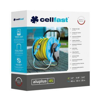 Котушка для шлангу ALUPLUS 45 м 1/2&rdquo;