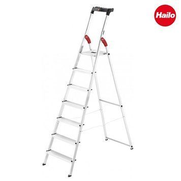 Драбина алюмінієва Hailo L60 Standard Line, 7 ступенів (8160707)
