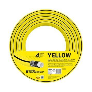 Поливальний шланг Cellfast 4YELLOW 1/2" 50 м (10-502)