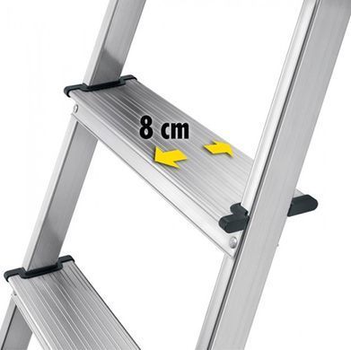 Драбина алюмінієва Hailo L60 Standard Line, 7 ступенів (8160707)