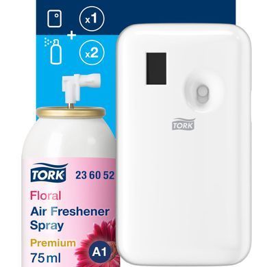 Диспенсер Tork Elevation для аерозольного освіжувача повітря, автоматичний, білий