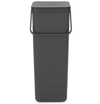 Відро для сміття Brabantia Sort&Go, 40 л, темно-сірий (251047)