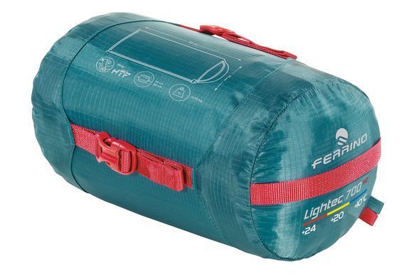 Спальний мішок Ferrino Lightec 700 SQ/+20&deg;C Green Left (86154NVVS)