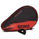 Чохол для ракетки Gewo Round Cover Wave з відділенням для м'ячів Black/Red (109679130)