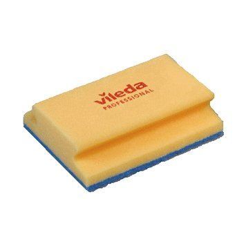 Делікатна губка Vileda Professional з синім абразивом, 16,5х13 см, 1 шт