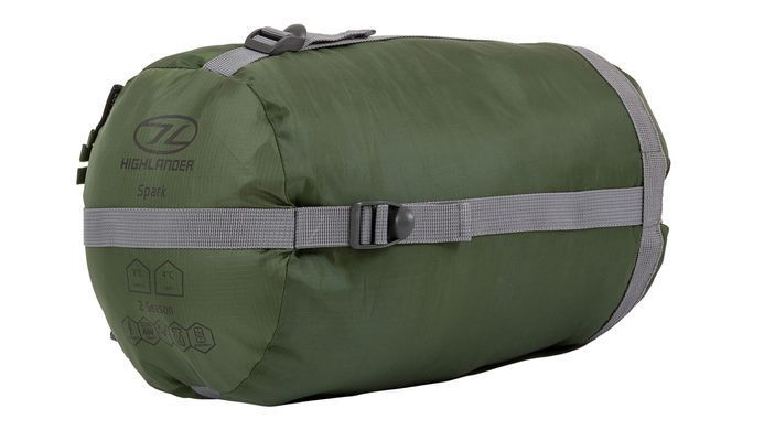 Спальний мішок Highlander Phoenix Spark 150/+4&deg;C Olive Green Left (SB242-OG)