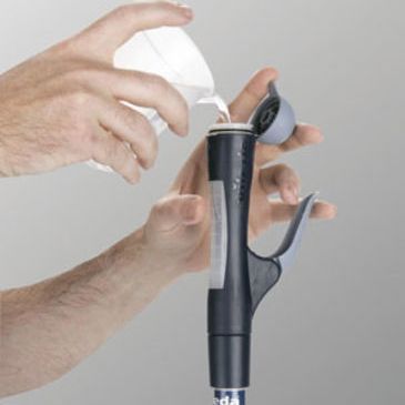 Рукоятка Vileda Professional СпрейПро Інокс для миття підлоги, 145 см