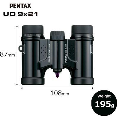 Бінокль Pentax UD 9x21 Black (61811)