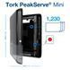 Диспенсер Tork PeakServe Elevation Міні для листових рушників з безперервною подачею, чорний