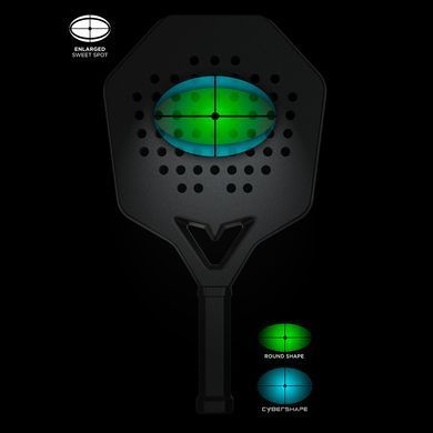 Ракетка для падел тенісу Stiga Racket Cybershape 18K (2202-1701-03)