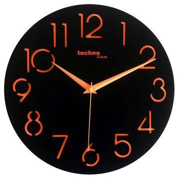 Настінний годинник Technoline WT7230 Black (WT7230)