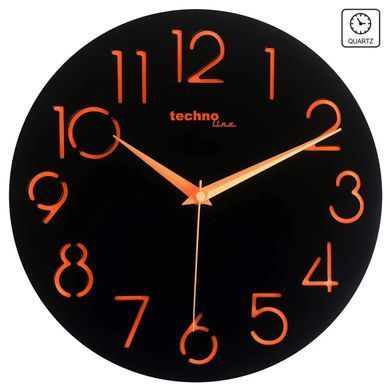Настінний годинник Technoline WT7230 Black (WT7230)