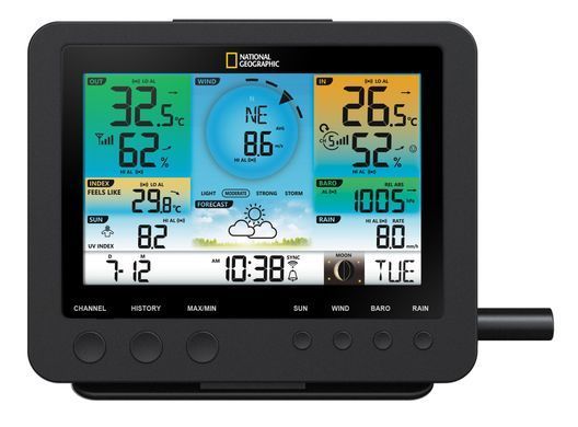 Метеостанція National Geographic WIFI Colour Weather Center 7-in-1 Sensor (9080600)