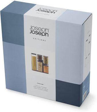Набір ємностей для зберігання з підставкою Joseph Joseph Joseph Joseph FOOD STORAGE, 31,3 х10, 4х32, 4 см, 81106