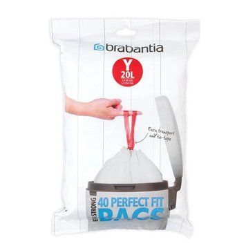 Набір пакетів для сміття Brabantia (20 л), "Y", 40 шт (138263)