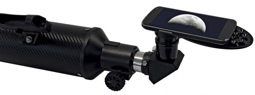 Телескоп Bresser Taurus 90/900 NG Carbon з сонячним фільтром і адаптером для смартфона (4512909)